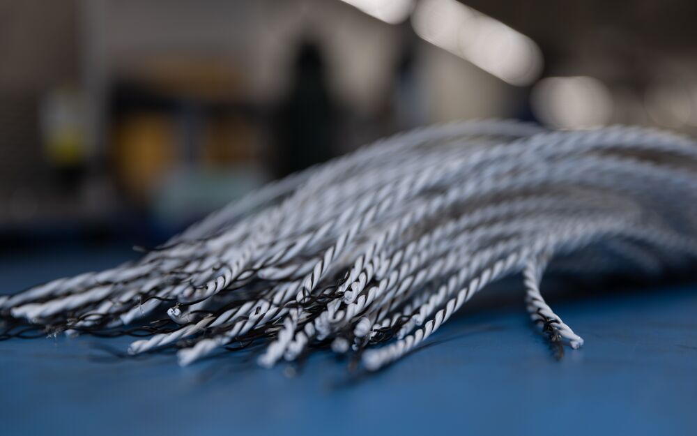 Wire harness bundle prepared for electro-mechanical assembly